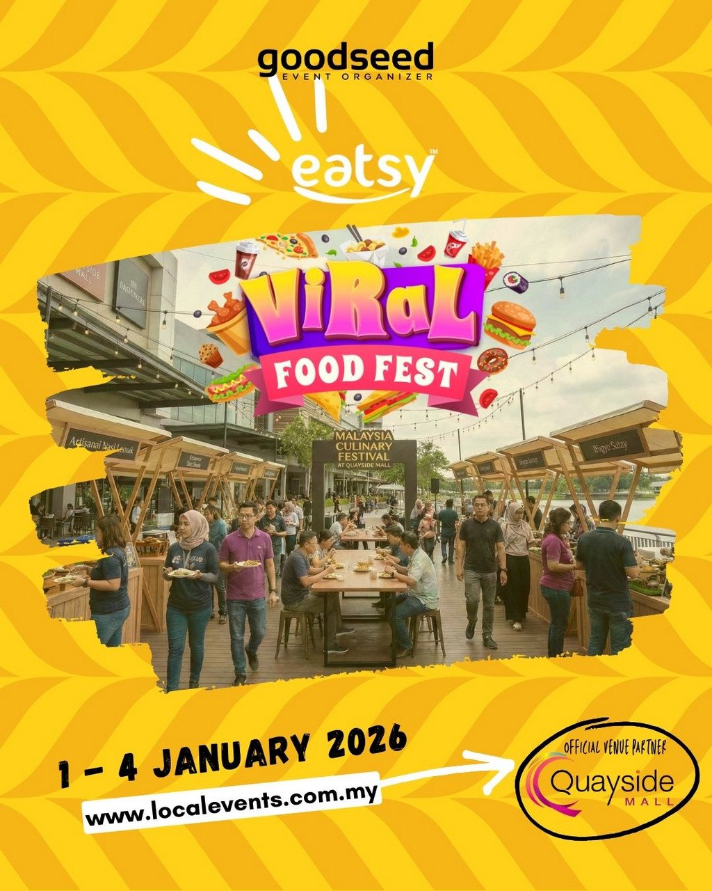 EATSY Viral Food Fest Quayside Mall - Local Events